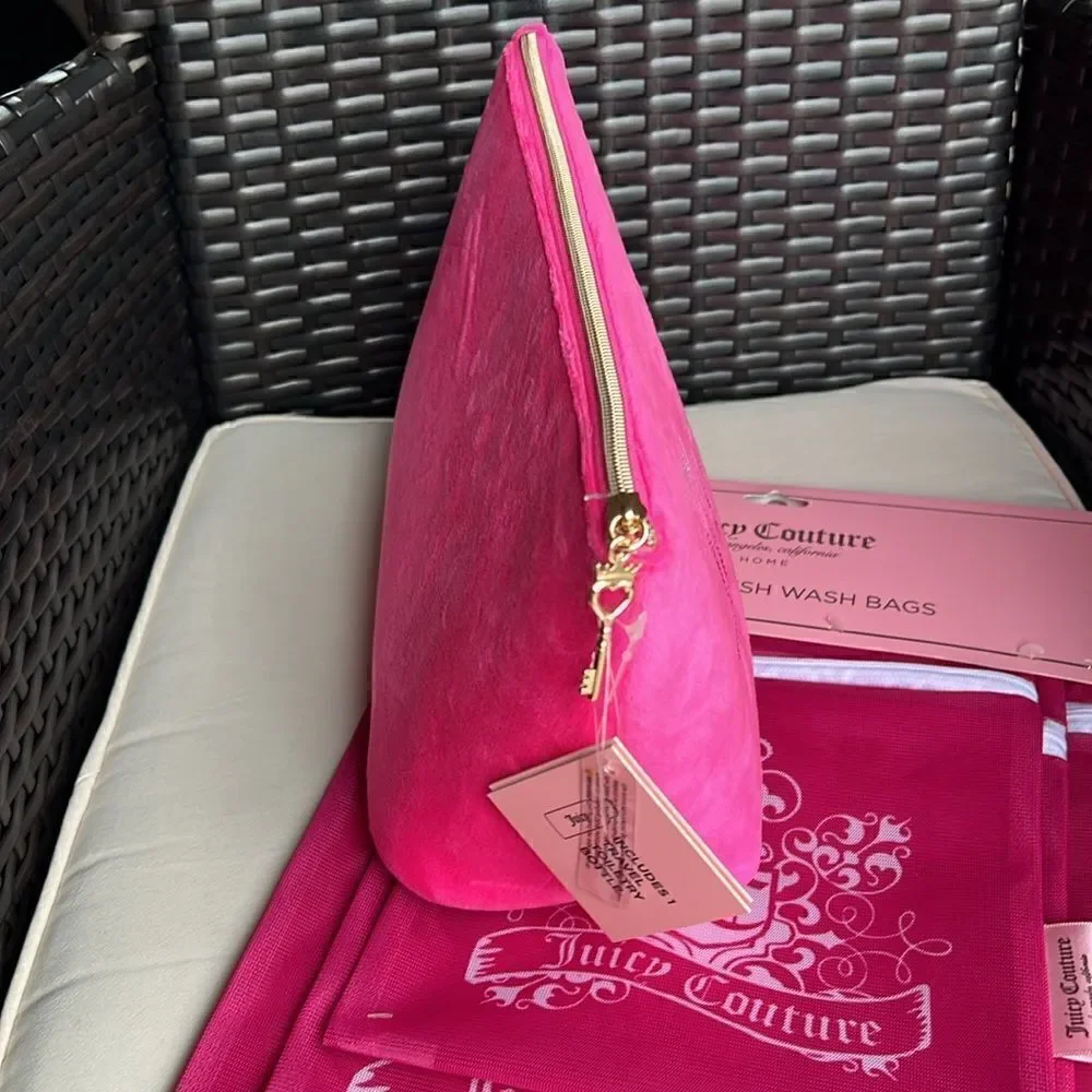 Juicy Couture Velour Cosmetic Bag and Wash Bags